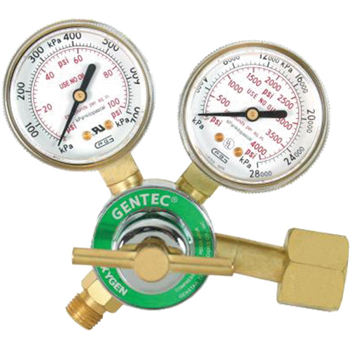 D&eacute;tendeur &agrave; simple d&eacute;tente de s&eacute;rie l&eacute;g&egrave;re, Oxyg&egrave;ne, Entr&eacute;e CGA540 Chandler Sales