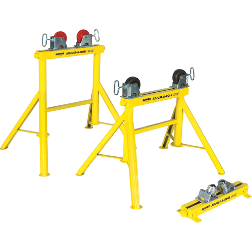 Support Adjust-A-Rolls, Capacit&eacute; de chargement 1000 lb, Capacit&eacute; max. de tuyau 36" Chandler Sales