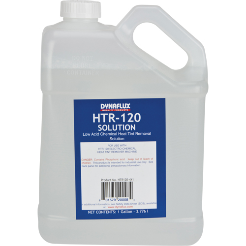 HTR-121 Mild Solution for Heat Tint Removal System Machine, Jug Chandler Sales