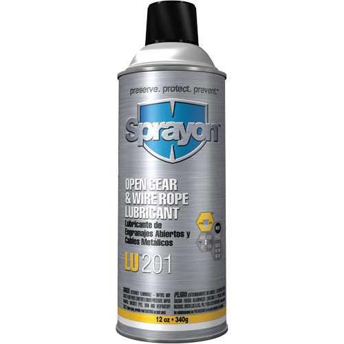 LU201 Open Gear & Wire Rope Lubricant, Aerosol Can Chandler Sales