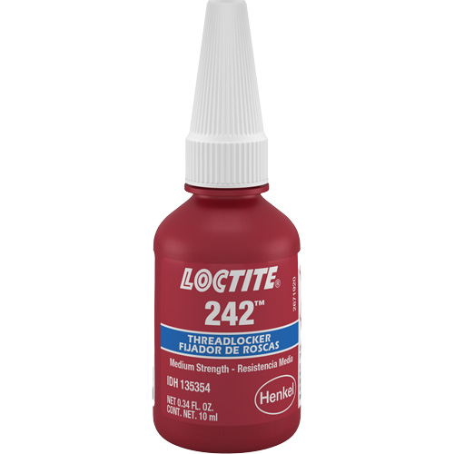 Compos&eacute; de blocage 242, Bleu, Moyen, 10 ml, Bouteille Chandler Sales