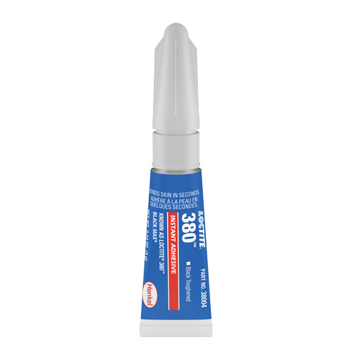 Adh&eacute;sif renforc&eacute; Black Max 380, Noir, Tube, 3 g Chandler Sales