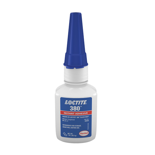 Black Max 380 Toughened Adhesive, Black, Bottle, 1 oz. Chandler Sales