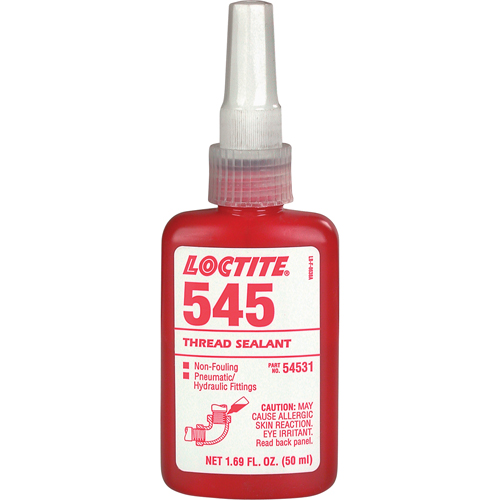 Scellant &agrave; filets 545 hydraulique/pneumatique, Bouteille, 50 ml, -54° C - 149° C/-65° F - 300° F Chandler Sales