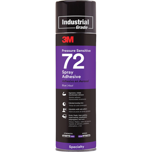 72 Pressure Sensitive Adhesive, Blue, Aerosol Can Chandler Sales