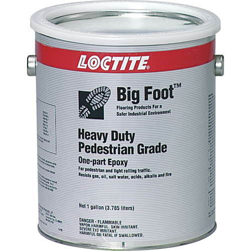 Big Foot Heavy-Duty Pedestrian Grade Anti-Slip Floor Coating, 1 gal., Epoxy-Based, Black Chandler Sales