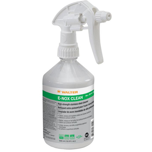 Nettoyant de surface en acier inoxydable E-Nox Clean, 500 ml, Bouteille &agrave; g&acirc;chette Chandler Sales