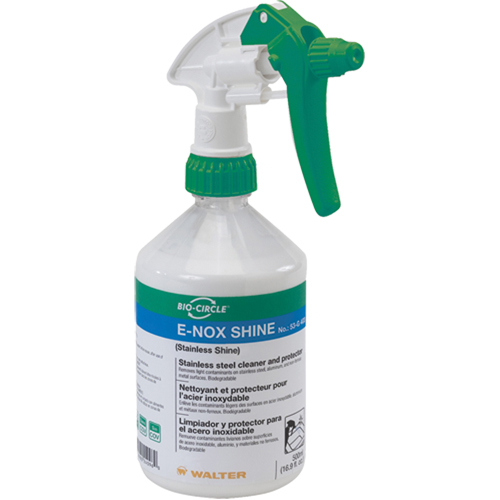 E-Nox Shine Stainless Steel Cleaner & Protector, 500 ml, Trigger Bottle Chandler Sales