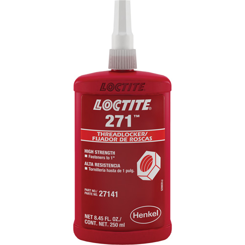 Threadlocker 271 , Red, High, 250 ml, Bottle Chandler Sales