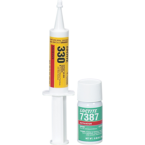 330 Depend&reg; No-Mix Adhesive, Two-Part, 250 ml, Kit, Amber Chandler Sales