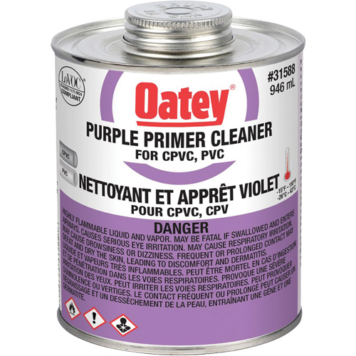 Appr&ecirc;t/nettoyant violet, 946 ml, Canette &agrave; dessus brosse Chandler Sales