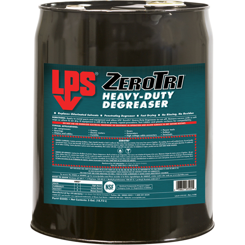 ZeroTri&reg; Heavy-Duty Degreaser, Pail Chandler Sales