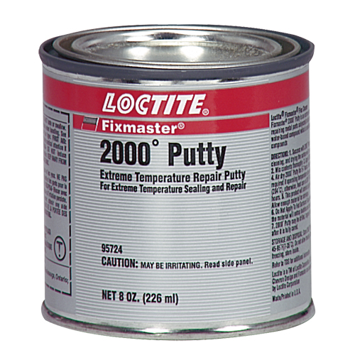 Fixmaster&reg; 2000° Putty, 8 oz., Cartridge, Silver Chandler Sales