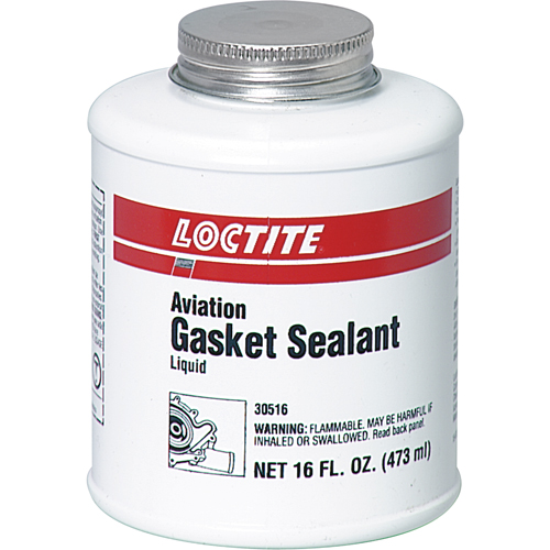 Aviation Gasket Sealant, Brush Can, Brown Chandler Sales