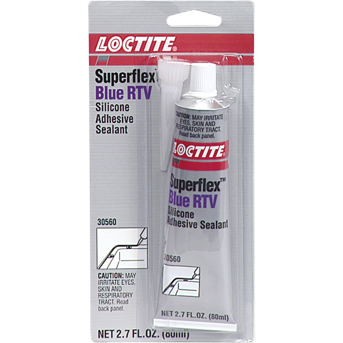 Scellant adh&eacute;sif &agrave; la silicone Superflex RTV, Tube, Bleu Chandler Sales
