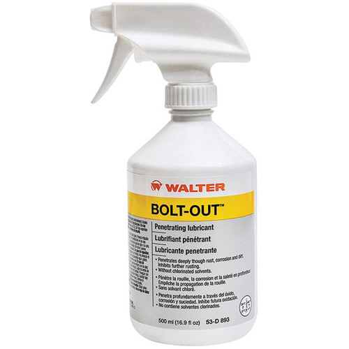 Huile p&eacute;n&eacute;trante Bolt-Out, Bouteille &agrave; g&acirc;chette, 500 ml Chandler Sales
