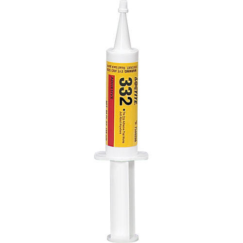 Structural Adhesive 332 Severe Environment , 623 g., Syringe, Amber Chandler Sales