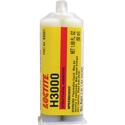 Speedbonder H3000 Structural Adhesive, Two-Part, Dual Cartridge, 76 g., Cream Chandler Sales
