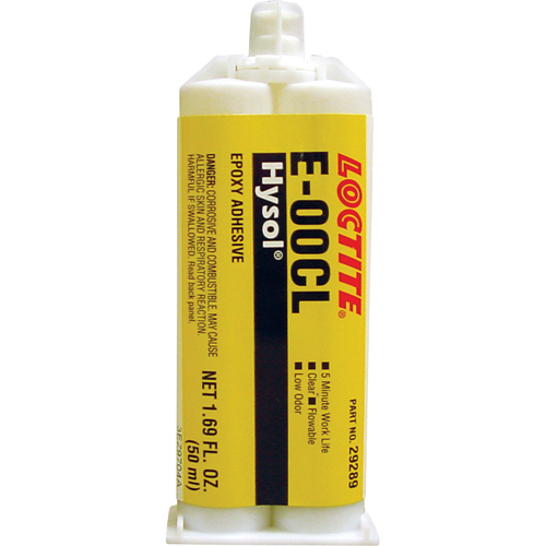 &eacute;poxyde Hysol E-00CL, Deux composants, Cartouche double, 97 g, Transparent Chandler Sales