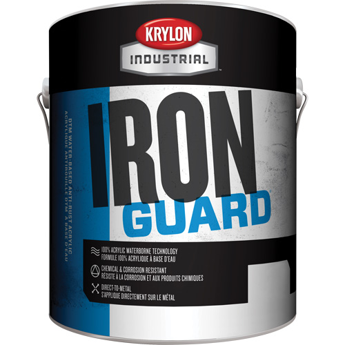 &eacute;mail industriel &agrave; base d'eau Iron Guard, 3,78 L, Gallon, Rouge Chandler Sales