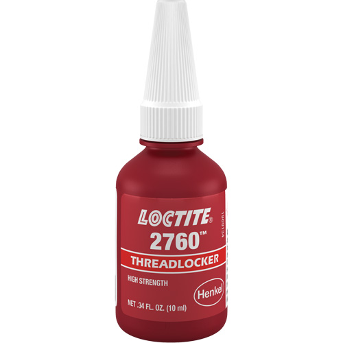 Compos&eacute; de blocage 2760 adh&eacute;sif instantan&eacute;, Rouge, &eacute;lev&eacute;, 10 ml, Bouteille Chandler Sales