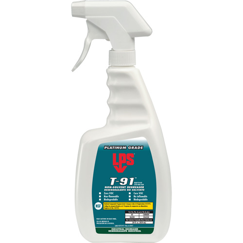 T-91 Non-Solvent Degreaser, Trigger Bottle Chandler Sales