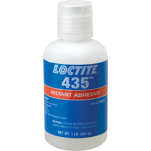 435 Surface Insensitive Instant Adhesive, Clear, Bottle, 454 g Chandler Sales