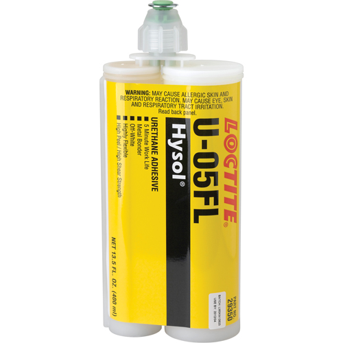 Hysol U-05FL Urethane Adhesive, Two-Part, Dual Cartridge, 622 g., Off-White Chandler Sales