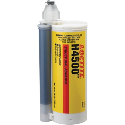 Adh&eacute;sif structural Speedbonder H4500, Deux composants, Cartouche double, 678 g, Gris Chandler Sales
