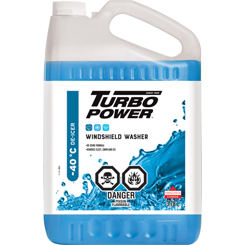Turbo Power&reg; All-Season Windshield Washer Fluid, Jug, 3.78 L Chandler Sales