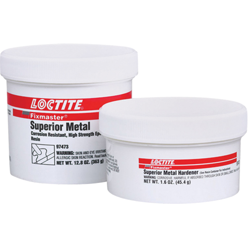 Adh&eacute;sif sup&eacute;rieur pour le m&eacute;tal Fixmaster, 647 g, Trousse, Un composant, Gris Chandler Sales