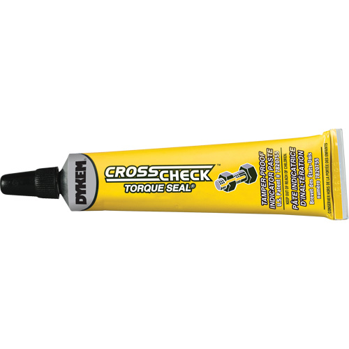 Cross Check Torque Seal&reg; Tamper-Proof Indicator Paste, 1 fl. oz., Tube, Yellow Chandler Sales