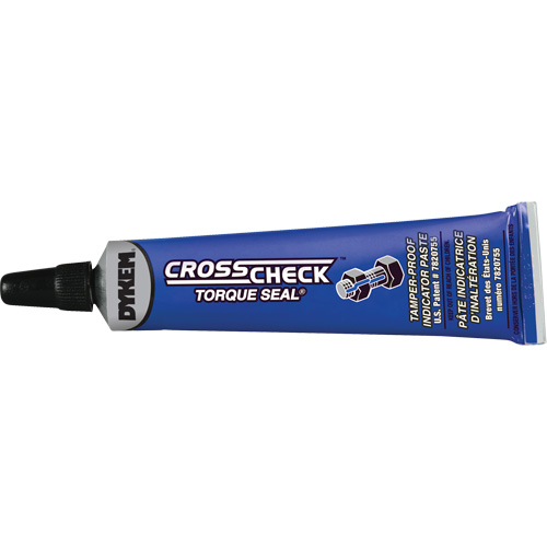 P&acirc;te indicatrice inviolable Cross-Check Torque Seal, 1 liq. oz., Tube, Bleu Chandler Sales