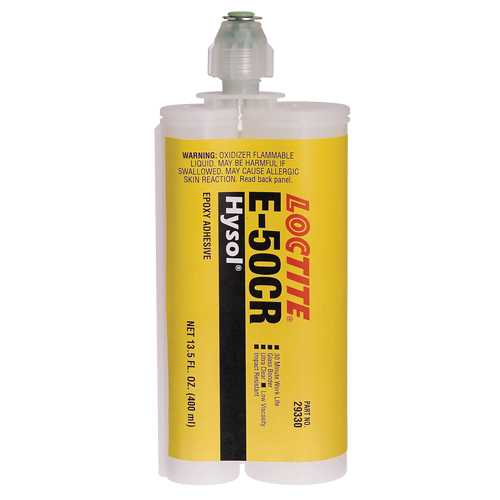 Adh&eacute;sif structurel pour le verre E-30CL, 200 ml, Cartouche double, Deux composants, Ultra clair Chandler Sales