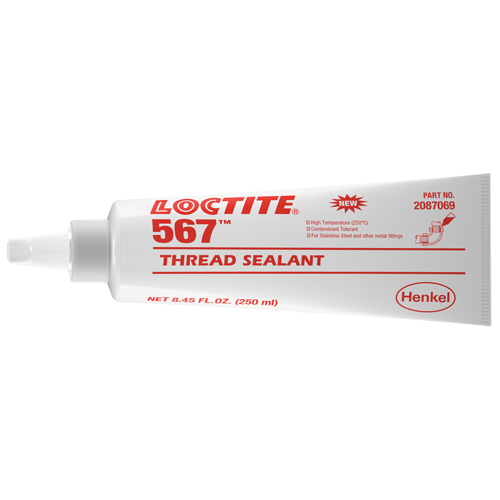 567 High Temperature Thread Sealant, Tube, 250 ml, -53.88° C - 204° C/-65° F - 400° F Chandler Sales