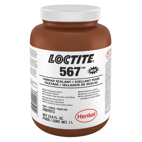 Scellant &agrave; filet haute temp&eacute;rature 567, Bouteille, 1 L,  Chandler Sales