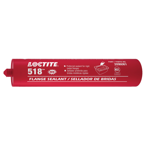 Scellant &agrave; collerettes 518, Cartouche, Rouge Chandler Sales