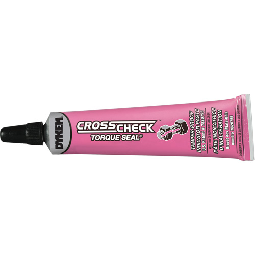 P&acirc;te indicatrice inviolable Cross-Check Torque Seal, 1 liq. oz., Tube, Rose Chandler Sales