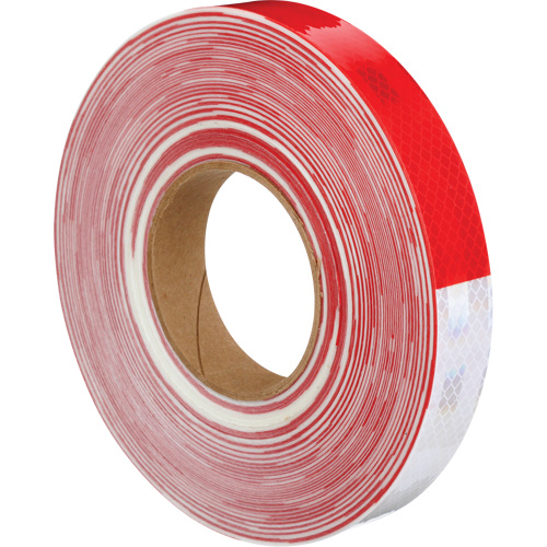 3M Diamond Grade Marking Tape, 1" W x 150' L, Red & White Chandler Sales