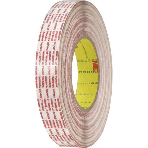 Double-Coated Tape, Polypropylene, 13 mm (1/2") W x 110 m (360') L, 6 mils Thick Chandler Sales