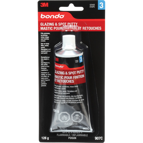 Mastic pour retouches et glaçage Bondo, 4,5 oz., Tube Chandler Sales