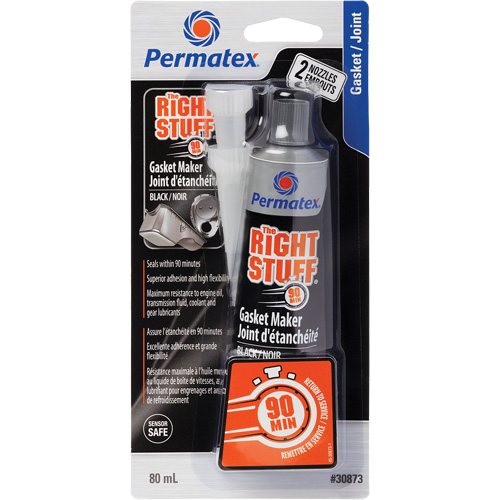 The Right Stuff&reg; 90 Minute Gasket Maker, Tube, Black Chandler Sales