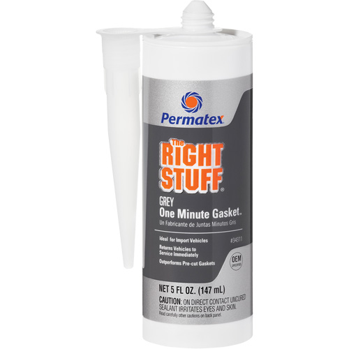 The Right Stuff&reg; Instant Gasket Maker, Cartridge, Grey Chandler Sales