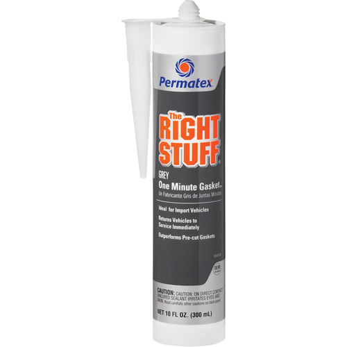 The Right Stuff&reg; Instant Gasket Maker, Cartridge, Grey Chandler Sales