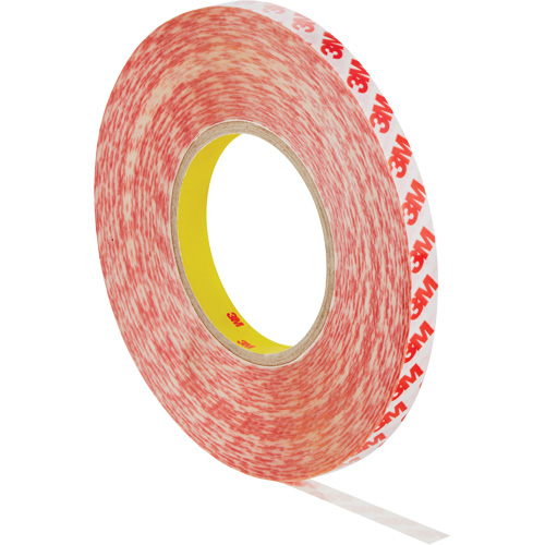 Double-Sided Adhesive Tape, Polyester, 12 mm (0.47") W x 50 m (164') L, 8 mils Thick Chandler Sales
