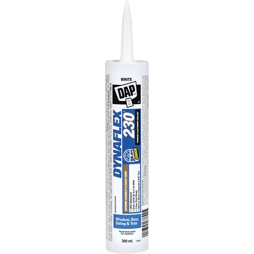 Dynaflex 230&reg; Premium Elastomeric Sealant, 300 ml, Cartridge, White Chandler Sales