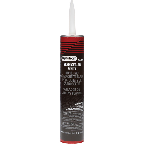 Dynatron Caulk Auto Seam Sealer, 12 oz., Cartridge, White Chandler Sales