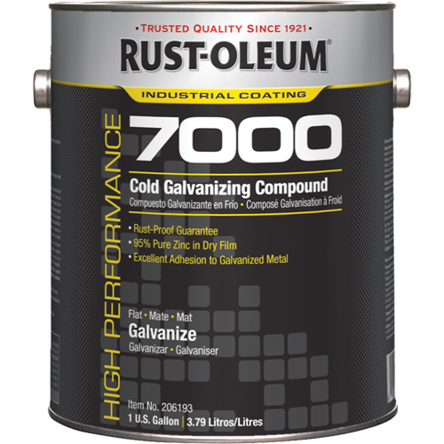 Compos&eacute; de galvanisation &agrave; froid performant du syst&egrave;me 7200, Gallon Chandler Sales