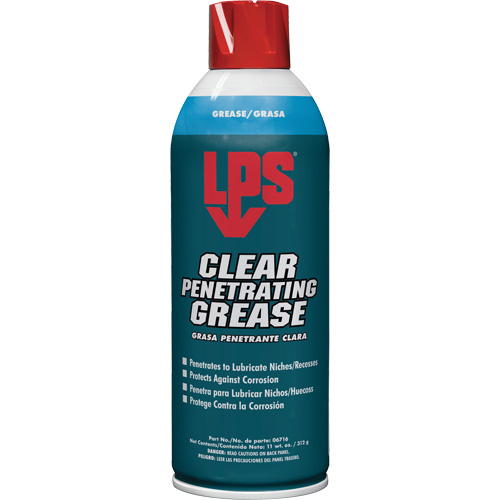 Clear Penetrating Grease, 11 oz., Aerosol Can Chandler Sales