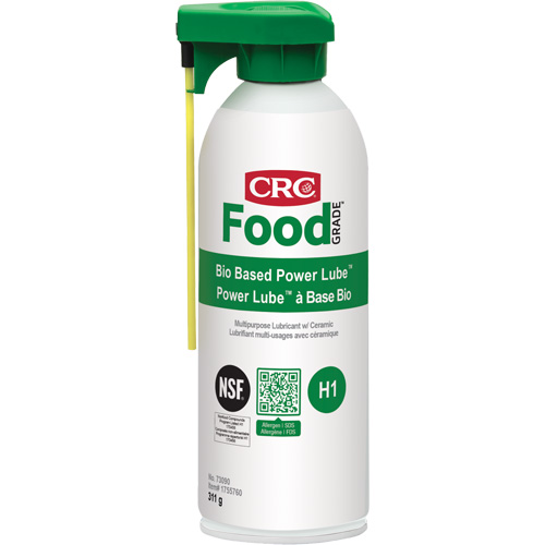 Lubrifiant polyvalent Power Lube biosourc&eacute; FoodGrade avec c&eacute;ramique, Canette a&eacute;rosol Chandler Sales